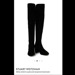 STUART WEITZMAN Gillian Suede Knee-High Boots